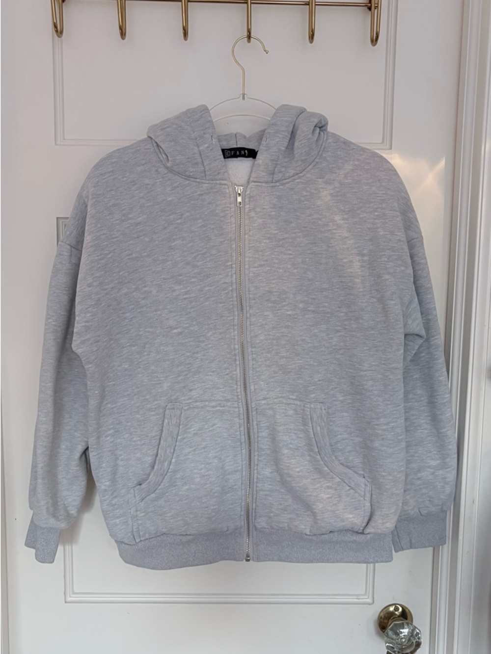 Gray full zip up